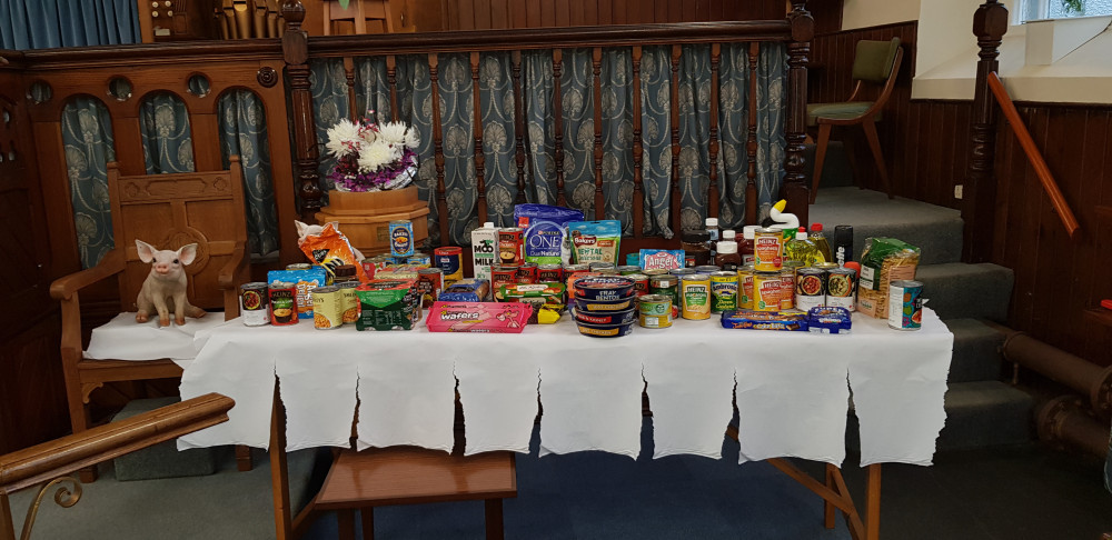 Harvest Food for local Foodbank