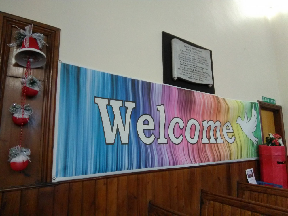 Welcome Banner Sign