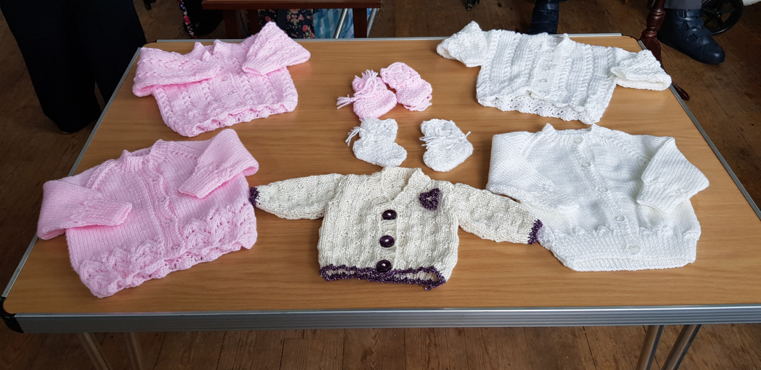 Knit wear at Knit and Natter