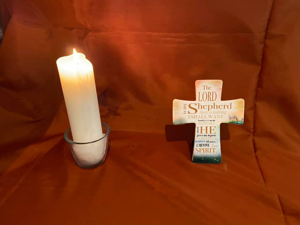 Candle & Cross